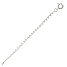 Load image into Gallery viewer, Sterling Silver High Polished Round Rolo 025 Anklets
