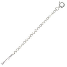 Load image into Gallery viewer, Sterling Silver High Polished Round Rolo 030 Anklets