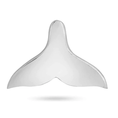 Sterling Silver Whale Tale Charm Pendant