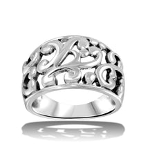 Load image into Gallery viewer, Sterling Silver High Polished Old-Fashioned Dome Ring