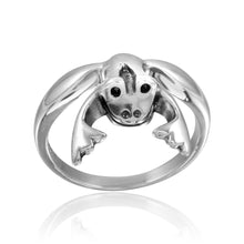 Load image into Gallery viewer, Sterling Silver High Polished Frog Ring