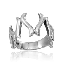 Load image into Gallery viewer, Sterling Silver High Polished Wishbone Ring