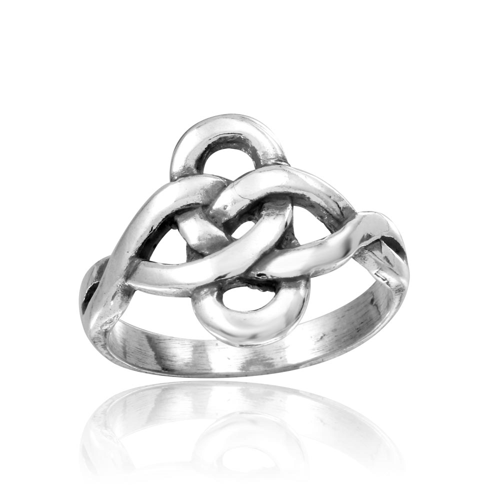 Sterling Silver High Polished Linked Loop Ring