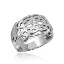 Load image into Gallery viewer, Sterling Silver High Polished Woven Dome Ring