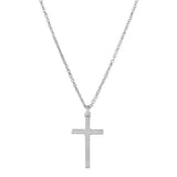 Sterling Silver Gold Plated Cross Pendant with Chain