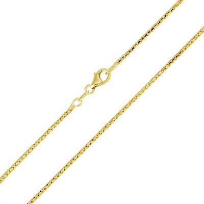 Sterling Silver Gold Plated Correana Chain Necklace