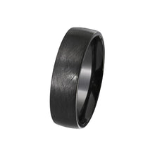 Load image into Gallery viewer, Sterling Silver Black Rhodium Plated Matte Finish Men&#39;s Band