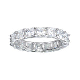 Sterling Silver CZ Eternity Band Ring
