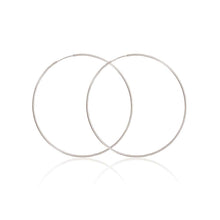 Load image into Gallery viewer, Sterling Silver High Polished 1.5MM Endless Hoop Earrings