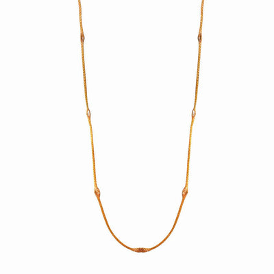 Italian Sterling Silver Rose Gold Plated Double Accent Mesh Necklace with Length of 39 inchesAnd Lobster Claw Clasp