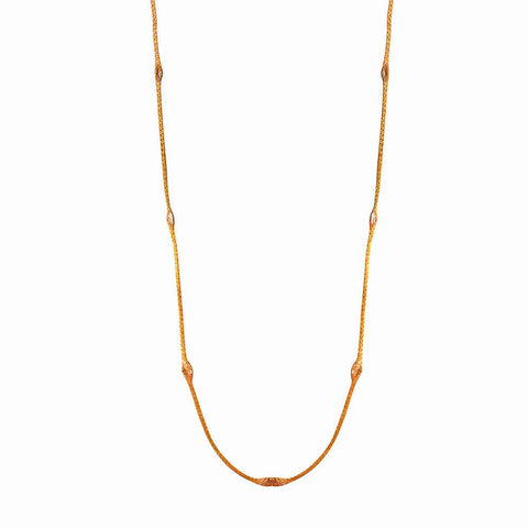 Italian Sterling Silver Rose Gold Plated Double Accent Mesh Necklace with Length of 39 inchesAnd Lobster Claw Clasp