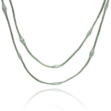 Load image into Gallery viewer, Sterling Silver Rhodium Plated Mystical Chain Italian .925 Necklace