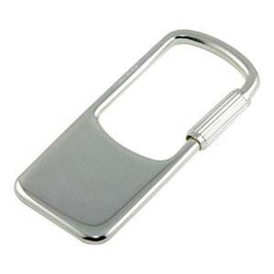 Sterling Silver High Polished Screw Keychain