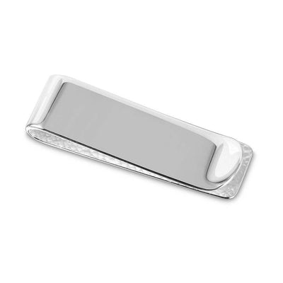 Sterling Silver High Polished Engravable Money Clip