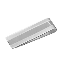 Load image into Gallery viewer, Sterling Silver High Polished And Matte Finished Money Clip