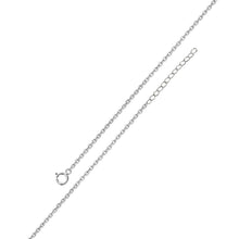 Load image into Gallery viewer, Sterling Silver Rhodium Plated Adjustable Extension Chain