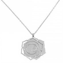 Load image into Gallery viewer, Sterling Silver Rhodium Plated Sacral Chakra Necklace