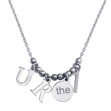 Sterling Silver Rhodium Plated 