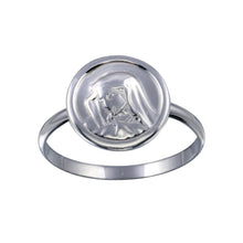 Load image into Gallery viewer, Sterling Silver High Polished Mary Medallion Ring - silverdepot