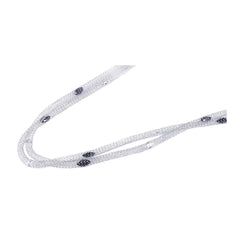 Sterling Silver Fancy Snake Shed Skin Necklace with Multi Marquise Cut Black and Clear Czs