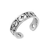 Sterling Silver Butterfly Adjustable Toe Ring