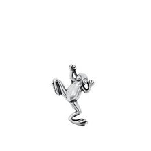 Load image into Gallery viewer, Sterling Silver Frog Pendant