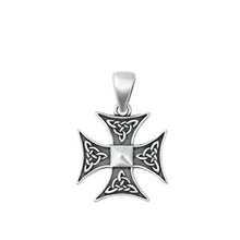 Load image into Gallery viewer, Sterling Silver Cross Pendant