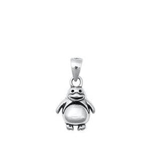 Load image into Gallery viewer, Sterling Silver Penguin Pendant