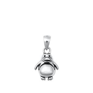 Sterling Silver Penguin Pendant