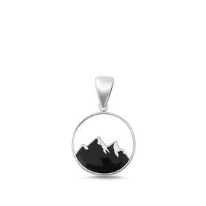 Sterling Silver Mountain Silhoutte Pendant