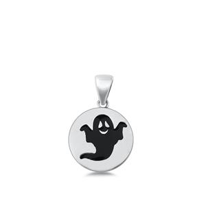 Sterling Silver Ghost Pendant