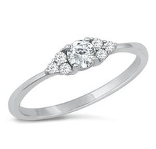 Load image into Gallery viewer, Sterling Silver CZ Ring