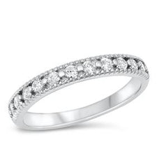 Sterling Silver CZ Ring