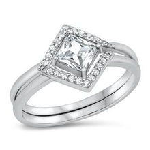 Load image into Gallery viewer, Sterling Silver CZ Ring