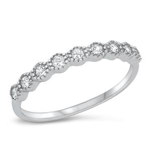 Sterling Silver CZ Ring