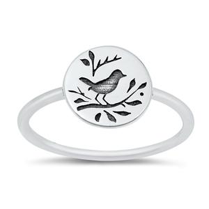 Sterling Silver Songbird Ring
