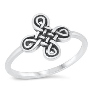 Sterling Silver Celtic Cross Ring