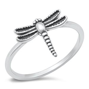 Sterling Silver Dragonfly Start Ring