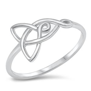 Sterling Silver Celtic Symbol Start Ring
