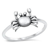 Sterling Silver Crab Start Ring