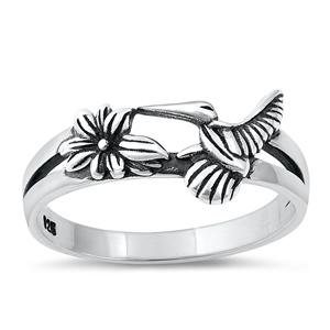 Sterling Silver Hummingbird Ring