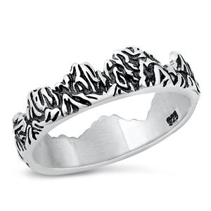 Sterling Silver Mountains Ring