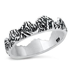 Sterling Silver Mountains Ring