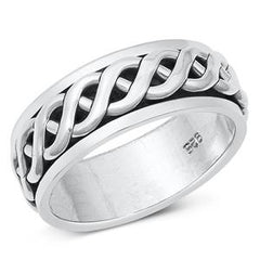 Sterling Silver Spinner Ring
