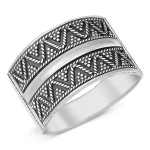 Sterling Silver Bali Ring