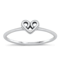 Sterling Silver Heart Ring