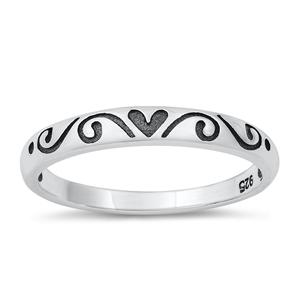Sterling Silver Heart Ring