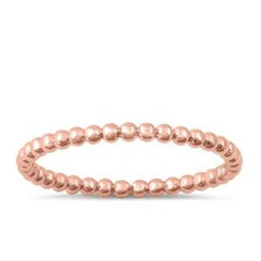 Sterling Silver Dot Band Start Ring