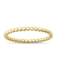 Sterling Silver Dot Band Start Ring