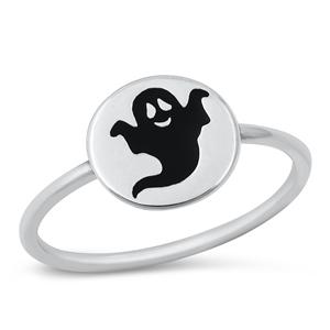 Sterling Silver Ghost Start Ring